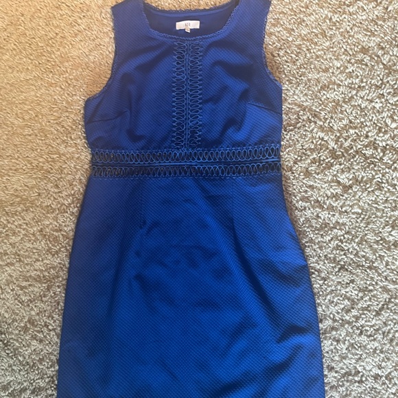 Royal Blue NSR Cutout Dress - Picture 3 of 3